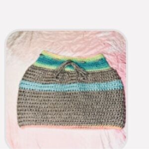 Multicolor Crochet Skirt
